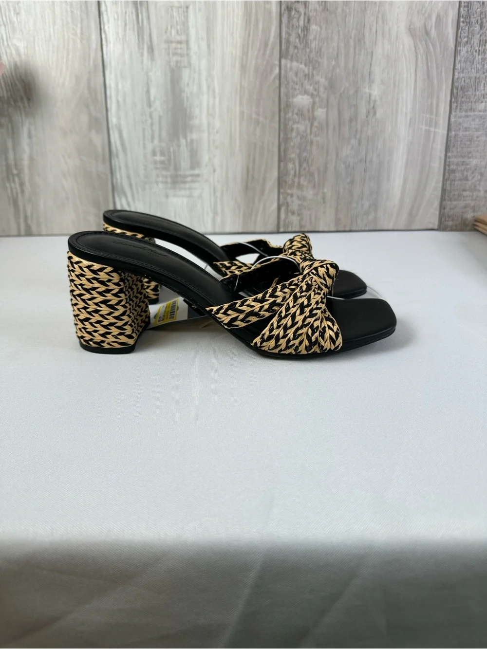 Woven Knot Slide Heels -8